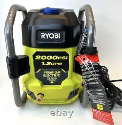 Ryobi 2000 PSI Electric Pressure Washer 1.2 GPM Cold Water Model RY142022