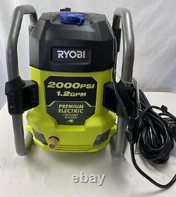 Ryobi 2000 PSI Electric Pressure Washer 1.2 GPM With Accessories Model RY142022VNM