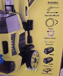 Ryobi 40VHP Brushless Whisper Series 1500 PSI 1.2 GPM Electric Pressure Washer K