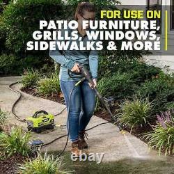 Ryobi Corded Water High Pressure Washer 1800 PSI 1.2 GPM Spray Power Nozzle Hose