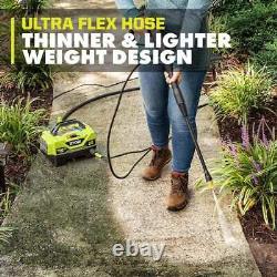 Ryobi Corded Water High Pressure Washer 1800 PSI 1.2 GPM Spray Power Nozzle Hose