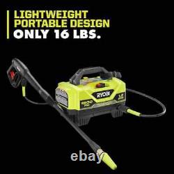 Ryobi Corded Water High Pressure Washer 1800 PSI 1.2 GPM Spray Power Nozzle Hose