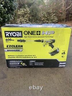 Ryobi ONE+ HP 18V Brushless EZClean 600psi Cordless Cold Water Pressure Washer