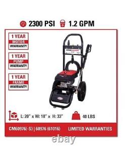 SIMPSON 2,300 PSI 1.2 GPM Electric Cold Water Residential Pressure Washer