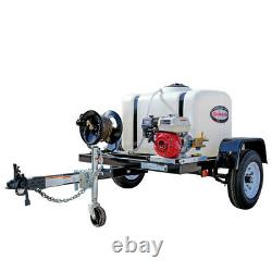 SIMPSON 95000 Trailer 3200 PSI 2.8 GPM Mobile Washing System New