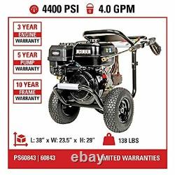 SIMPSON Cleaning PS60843 PowerShot 4400 PSI Gas Pressure Washer 4.0 GPM CRX 4