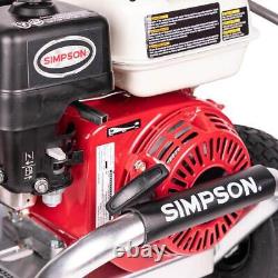 SIMPSON Gas Pressure Washer 3400 PSI 2.5 GPM with HONDA GX200 Engine Triplex Pump