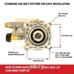 SIMPSON Pressure Washer Pump Kit OEM Technologies 3300 PSI at 2.4 GPM Axial Cam