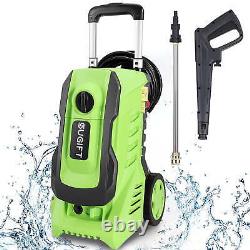 SUGIFT 3300PSI Electric Pressure Washer 1800W 2.0GPM Max Green