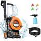 SUGIFT 3300PSI Electric Pressure Washer with 4 Nozzles Foam Cannon and Hose Reel