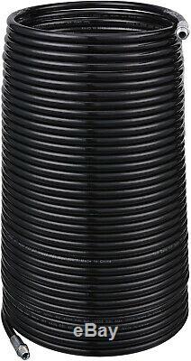 Sewer Jetter Hose Kit for Pressure Washer, 1/4 Inch NPT x 100 FT 4400 PSI