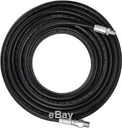 Sewer Jetter Hose Kit for Pressure Washer, 1/4 Inch NPT x 100 FT 4400 PSI