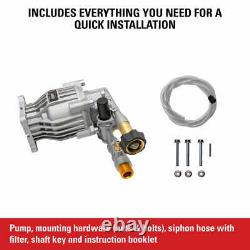 Simpson 90028 Pressure Washer Pump, Axial, 2.4GPM@3300 PSI, 3400 RPM, 3/4 Shaft
