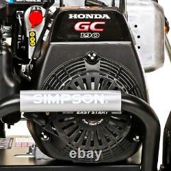 Simpson Gas Pressure Washer 3200 PSI at 2.5 GPM HONDA GC190 Cold Water