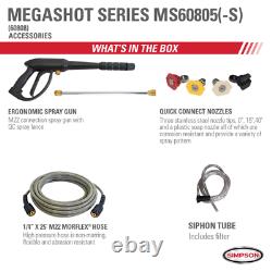Simpson MegaShot 3000 PSI at 2.4 GPM HONDA Cold Water Pressure Washer, 60805R
