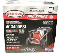 Simpson Pro Series 3400PSI 2.3GPM Gas-Powered Pressure Washer PS61044 BRAND NEW