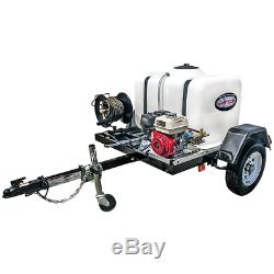 Simpson Professional 3200 PSI (Gas Cold Water) Pressure Washer Trailer with H