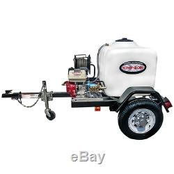 Simpson Professional 3200 PSI (Gas Cold Water) Pressure Washer Trailer with H