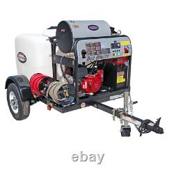 Simpson Professional 4000 PSI (Gas-Hot Water) Pressure Washer Trailer with Hond