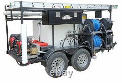 Speed Washer Honda, Hot, 2 Man, Pressure Washer Trailer 16 GPM 8 GPM 3500PSI