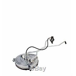 Stainless Steel Flat 24 Pressure Power Washer Surface Cleaner 4000 PSI 8GPM