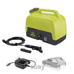 Sun Joe 24V iON+ Cordless Go-Anywhere Portable Sink / Shower Spray Washer Kit