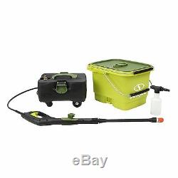 Sun Joe Cordless 1160 PSI /. 79 GPM Water Pressure Power Washer with Pump and Hose