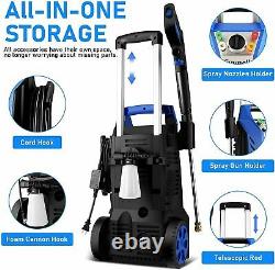 Suyncll Electric Pressure Washer 3800PSI, 2.6GPM Power Washer Cleaner 4 Nozzles