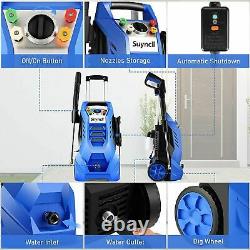 Suyncll Electric Pressure Washer 3800PSI, 2.6GPM Power Washer Cleaner 4 Nozzles