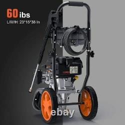 TACKLIFE 3200PSI Gas Pressure Washer, 2.4GPM 6.5HP Power Washer With 5 Nozzles