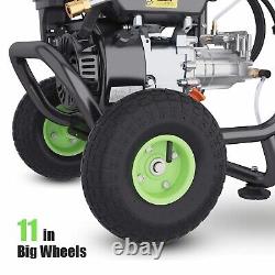 TEANDE Gas Pressure Washer 3200PSI 2.6 GPM 209CC Engine, 5 Adjustable Nozzles