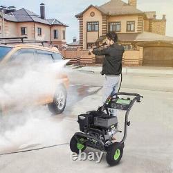 TEANDE Gas Pressure Washer 3200PSI 2.6 GPM 209CC Engine, 5 Adjustable Nozzles