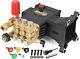 TOOLCY 4000 PSI Triplex Pressure Washer Pump 1 Shaft Horizontal Plunger 4.2 GPM