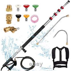 Telescoping Pressure Washer Wand, 24 Feet Telescopic Lance 4200 PSI Max Pressure