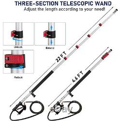 Telescoping Pressure Washer Wand, 24 Feet Telescopic Lance 4200 PSI Max Pressure