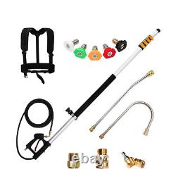 Telescoping Pressure Washer Wand, 24 Feet Telescopic Lance 4200 PSI Max Pressure