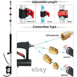 Telescoping Pressure Washer Wand, 24 Feet Telescopic Lance 4200 PSI Max Pressure