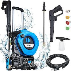 US 3300PSI Electric Pressure Washer High Power Pressure 1800W with 4 Nozzles