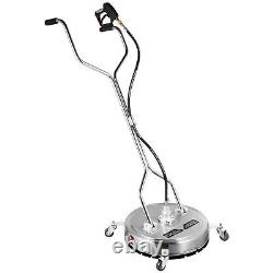 VEVOR 18 Flat Surface Cleaner Stainless Steel 4000PSI Pressure Washer Wheels