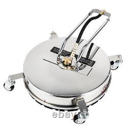 VEVOR 18 Pressure Washer Surface Cleaner 4000 PSI Stainless Steel 1/4 QC
