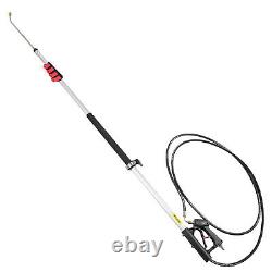 VEVOR 20ft 4000PSI Pressure Washer Wand Telescoping with Belt Spray Wand 5-Nozzle