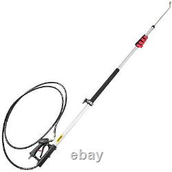 VEVOR 20ft 4000PSI Pressure Washer Wand Telescoping with Belt Spray Wand 5-Nozzle