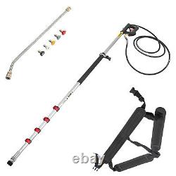 VEVOR 20ft 4000PSI Pressure Washer Wand Telescoping with Belt Spray Wand 5-Nozzle