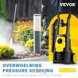 VEVOR Electric Pressure Washer, 2000 PSI, Max. 1.65 GPM Power Washer with 30 ft Hose