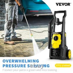 VEVOR Electric Pressure Washer, 2000 PSI, Max. 1.76 GPM Power Washer with30 ft Hose