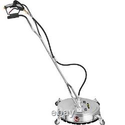 VEVOR Flat Surface Cleaner 24 Stainless Steel 4000PSI Pressure Washer with Wheels