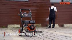 VEVOR Gas Pressure Washer Gas Powered Washer Tool 4400 PSI 4.0GPM 390cc 5 Nozzle