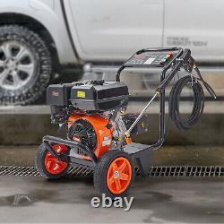 VEVOR Gas Pressure Washer Gas Powered Washer Tool 4400 PSI 4.0GPM 390cc 5 Nozzle