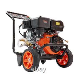 VEVOR Gas Pressure Washer Gas Powered Washer Tool 4400 PSI 4.0GPM 390cc 5 Nozzle
