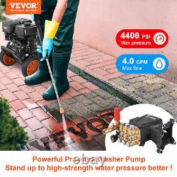 VEVOR Pressure Washer Pump Power Washer Pump 1 Shaft Horizontal 4400 PSI 4 GPM
